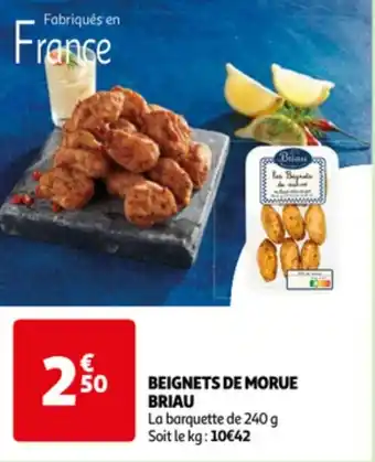 Auchan BEIGNETS DE MORUE BRIAU offre