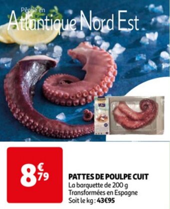 Auchan PATTES DE POULPE CUIT offre