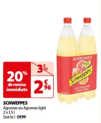 Auchan SCHWEPPES offre