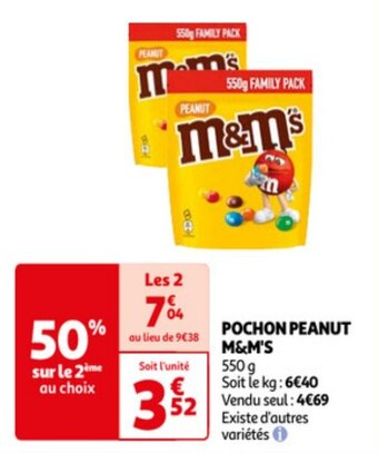 POCHON PEANUT M&M'S
