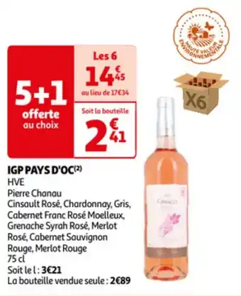 Auchan IGP PAYS D'OC(2) offre