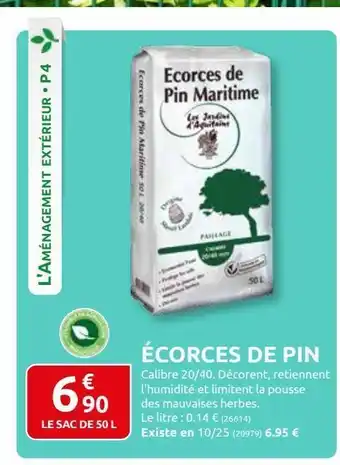 Écorces de pin