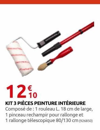 Rural Master Kit 3 pieces peinture interieure offre