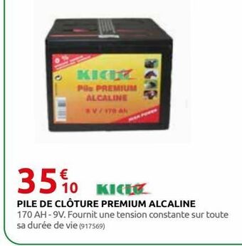 Rural Master Pile de cloture premium alcaline offre