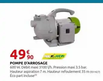 Rural Master Pompe d`arrosage offre