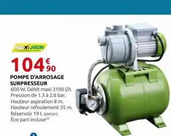 Rural Master Pompe d´arrosage surpresseur offre