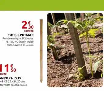 Tuteur potager