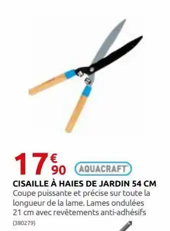 Rural Master Cisaille à haies de jardin 54cm offre