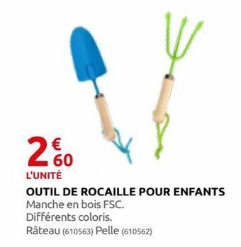 Rural Master Outil de rocaille pour enfants offre