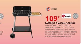Rural Master Barbecue charbon florence offre