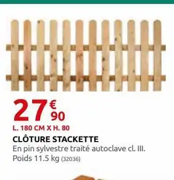 Rural Master Clôture stackette offre