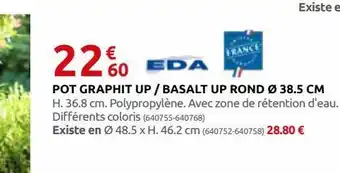 Rural Master Pot graphit up/ basalt up rond 38.5 cm offre