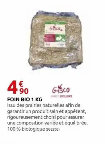 Rural Master Foin bio 1 kg offre