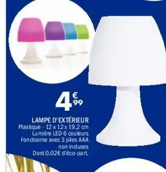 Lampe d`esterieur