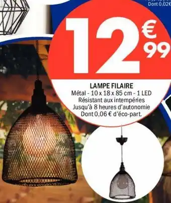 Lampe filaire