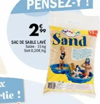 La Foir'Fouille Sac de sable lavé offre