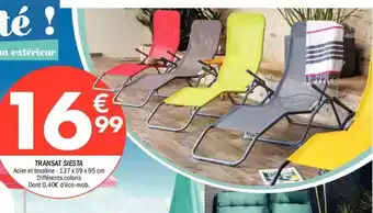 La Foir'Fouille Transat siesta offre