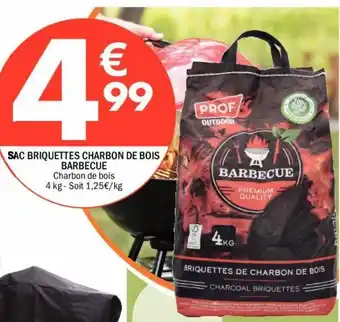 La Foir'Fouille Sac briquettes charbon de bois barbecue offre