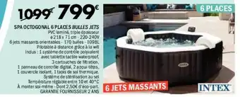 La Foir'Fouille Spa octogonal 6 places bulles jets offre