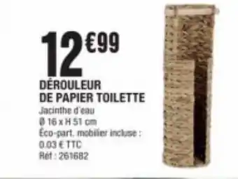 Derouleur de papier toilette