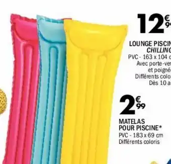 La Foir'Fouille Matelas pour piscine offre