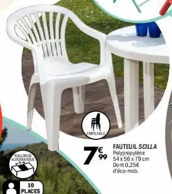 La Foir'Fouille Fauteuil scilla offre