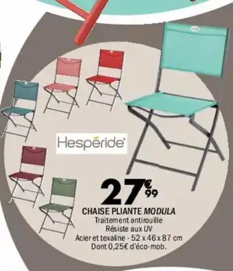 La Foir'Fouille Chaise pliante modula offre