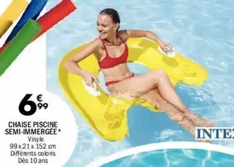 La Foir'Fouille Chaise piscine semi-immergee offre