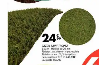 La Foir'Fouille Gazon saint tropez offre