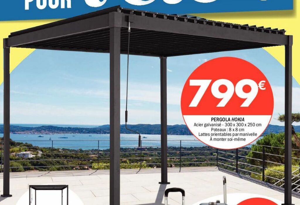 Promo Pergola hokia chez La Foir'Fouille