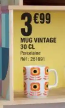 La Foir'Fouille Mug vintage 30cl offre