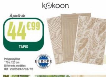La Foir'Fouille Tapis offre