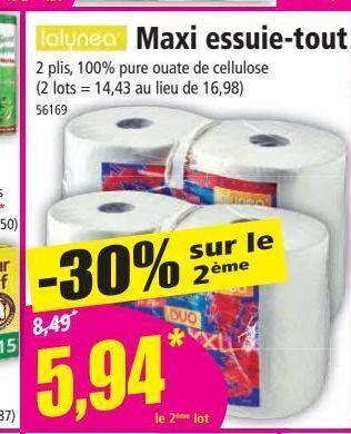 Norma Maxi essuie tout offre