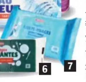 ALDI LINGETTES ANTIBACTERIENNES X 50 offre