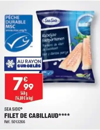 FILET DE CABILLAUD**