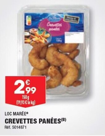ALDI CREVETTES PANÉES(B) offre
