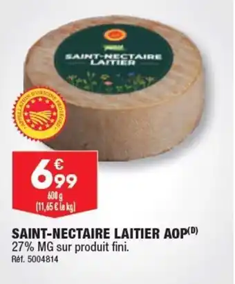 SAINT-NECTAIRE LAITIER AOP(D)