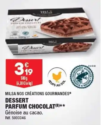 ALDI DESSERT PARFUM CHOCOLAT(B)** offre