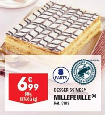 ALDI MILLEFEUILLE (A) offre