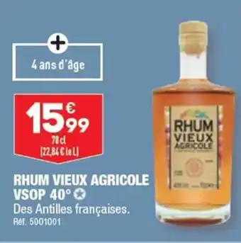 ALDI RHUM VIEUX AGRICOLE offre