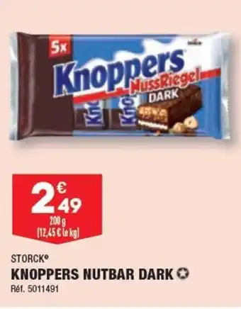 KNOPPERS NUTBAR DARK