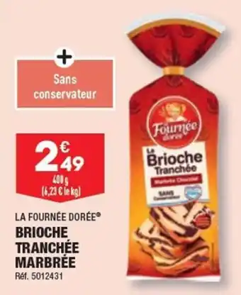 ALDI BRIOCHE TRANCHÉE MARBRÉE offre
