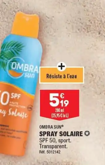 ALDI SPRAY SOLAIRE offre