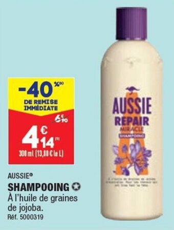 ALDI SHAMPOOING offre