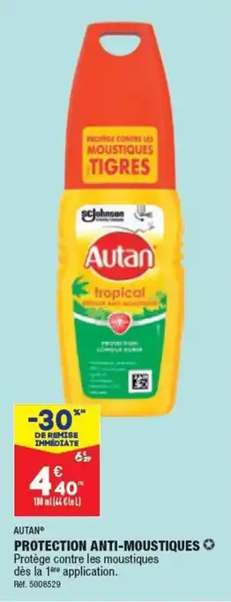 ALDI PROTEGE CONTRE LES MOUSTIQUES offre