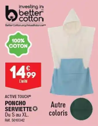 ALDI PONCHO SERVIETTE offre