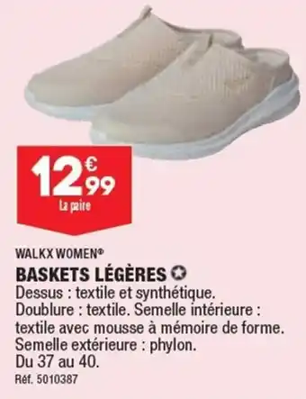 ALDI BASKETS LÉGÈRES offre
