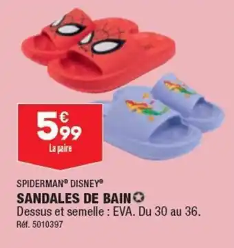 ALDI SANDALES DE BAIN offre