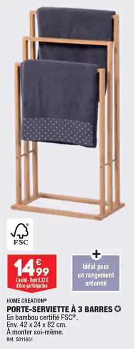 ALDI PORTE-SERVIETTE À 3 BARRES offre
