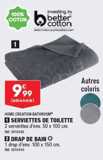ALDI SERVIETTES DE TOILETTE offre